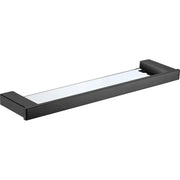 ROSA GLASS SHELF CHROME / MATTE BLACK FIL Kitchen Bathroom