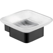 ROSA SOAP DISH CHROME / MATTE BLACK FIL Kitchen Bathroom