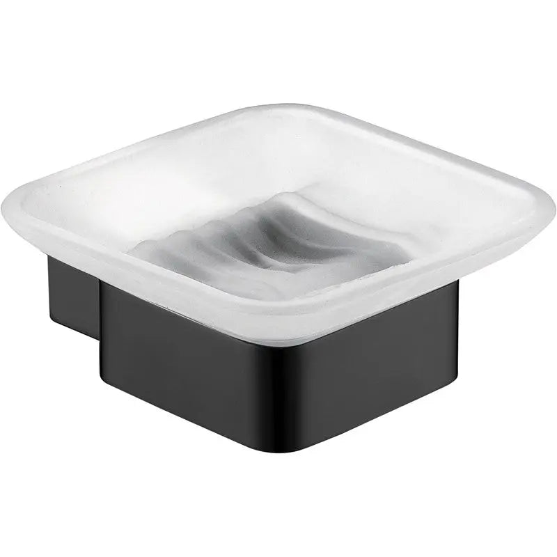 ROSA SOAP DISH CHROME / MATTE BLACK FIL Kitchen Bathroom