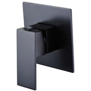 ROSA SQUARE BATH/SHOWER MIXER CHROME / MATTE BLACK FIL Kitchen Bathroom