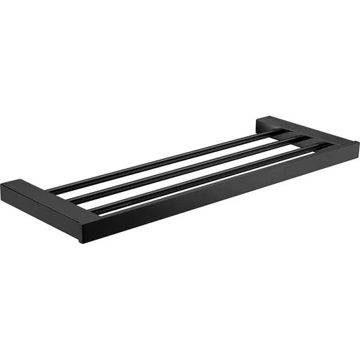 ROSA TOWEL SHELF 600MM CHROME / MATTE BLACK FIL Kitchen Bathroom