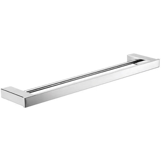 ROSA DOUBLE TOWEL RAIL 600MM CHROME / MATTE BLACK FIL Kitchen Bathroom