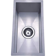 ROSA ABOVE/UNDERMOUNT SINGLE KITCHEN SINK STAINLESS STEEL FIL Kitchen Bathroom