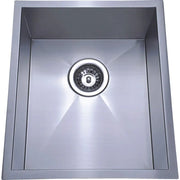 ROSA ABOVE/UNDERMOUNT SINGLE KITCHEN SINK STAINLESS STEEL FIL Kitchen Bathroom