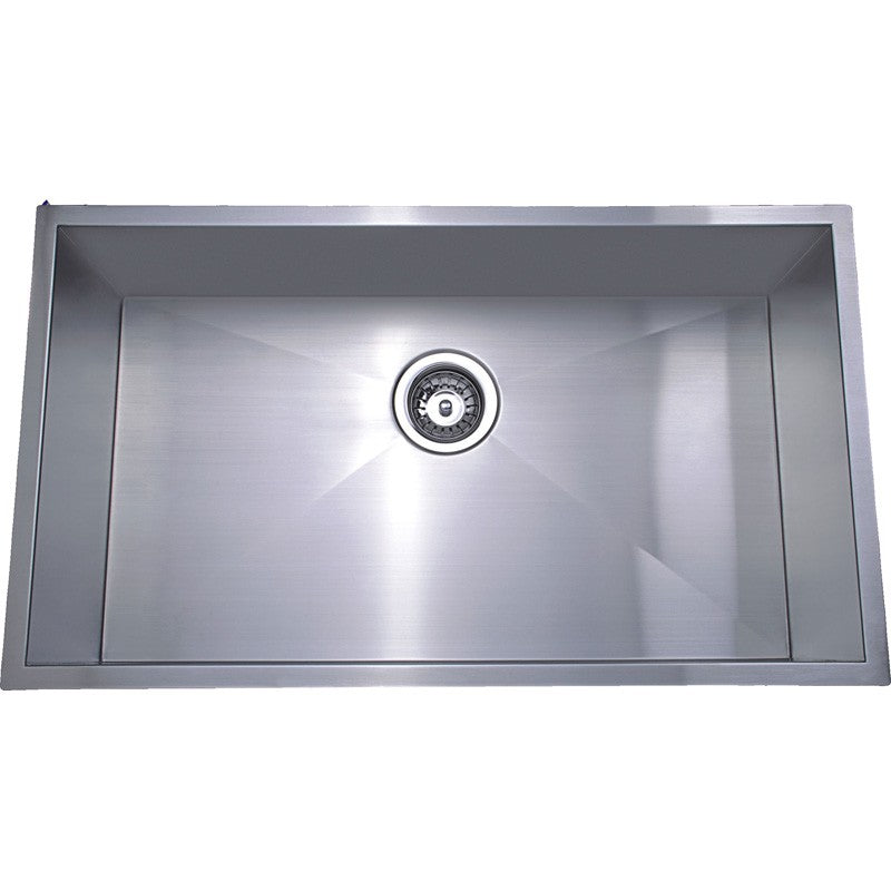 ROSA ABOVE/UNDERMOUNT SINGLE KITCHEN SINK STAINLESS STEEL