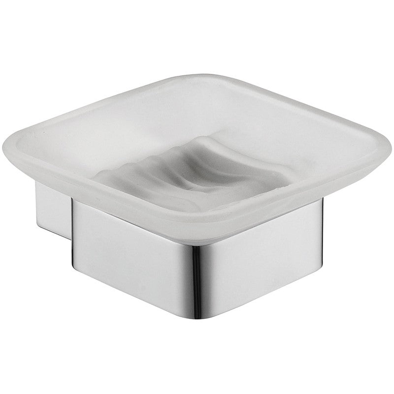 ROSA SOAP DISH CHROME / MATTE BLACK