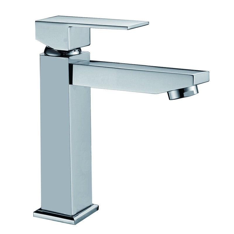 ROSA SLIM SQUARE BASIN MIXER CHROME