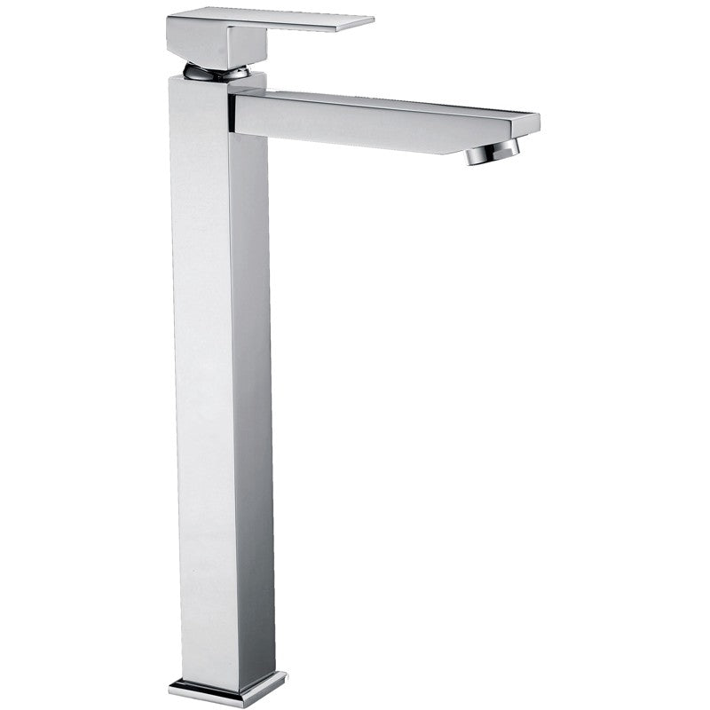 ROSA SLIM SQUARE HIGH RISE BASIN MIXER CHROME