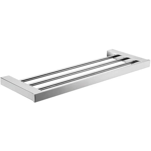 ROSA TOWEL SHELF 600MM CHROME / MATTE BLACK FIL Kitchen Bathroom