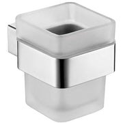 ROSA TUMBLER HOLDER CHROME / MATTE BLACK FIL Kitchen Bathroom