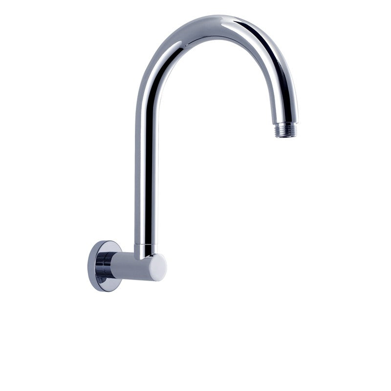 ROUND VERTICAL P-SHAPE SHOWER ARM CHROME