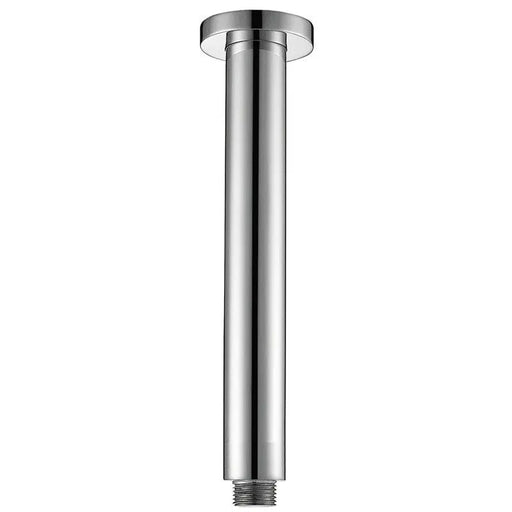 ROUND VERTICAL SHOWER ARM 200MM CHROME FIL Kitchen Bathroom