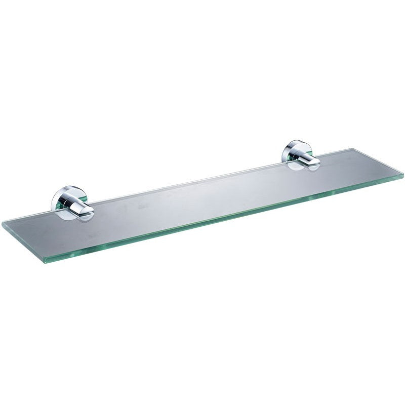 RUBY GLASS SHELF 520MM CHROME