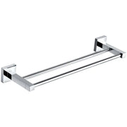 SARA DOUBLE TOWEL RAIL 600MM CHROME FIL Kitchen Bathroom