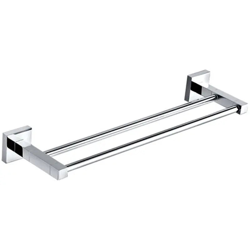 SARA DOUBLE TOWEL RAIL 600MM CHROME FIL Kitchen Bathroom