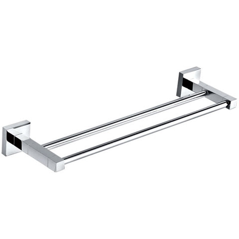 SARA DOUBLE TOWEL RAIL 600MM CHROME