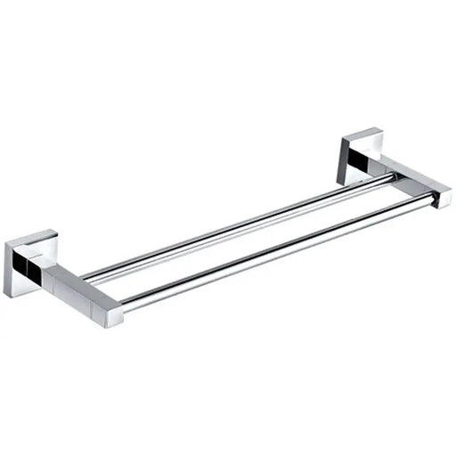 SARA DOUBLE TOWEL RAIL 750MM CHROME FIL Kitchen Bathroom