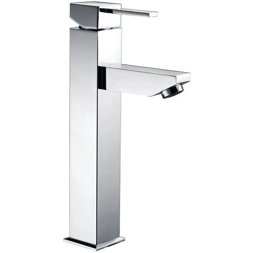 SARA SQUARE HIGH RISE BASIN MIXER CHROME FIL Kitchen Bathroom