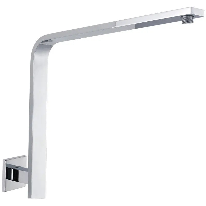 SQUARE VERTICAL L-SHAPE SHOWER ARM CHROME / MATTE BLACK FIL Kitchen Bathroom