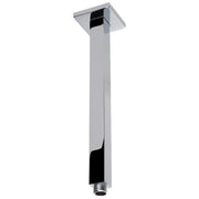 SQUARE VERTICAL SHOWER ARM 210MM CHROME FIL Kitchen Bathroom