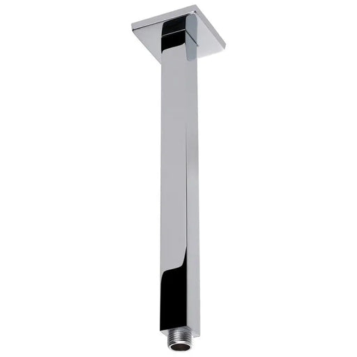 SQUARE VERTICAL SHOWER ARM 210MM CHROME FIL Kitchen Bathroom