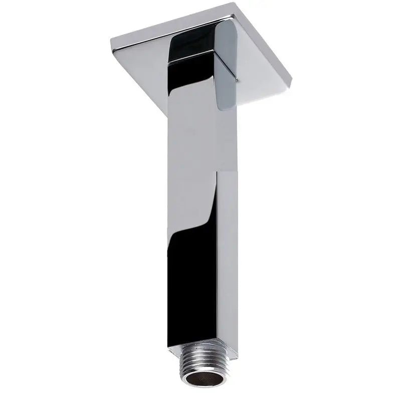 SQUARE VERTICAL SHOWER ARM 100MM CHROME FIL Kitchen Bathroom