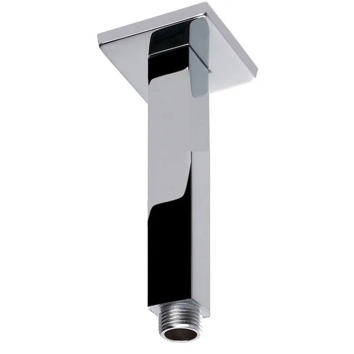 SQUARE VERTICAL SHOWER ARM 100MM CHROME FIL Kitchen Bathroom
