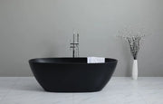 Full Matte Black Freestanding Bath PS