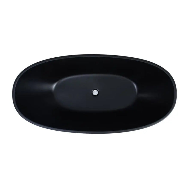 Full Matte Black Freestanding Bath PS