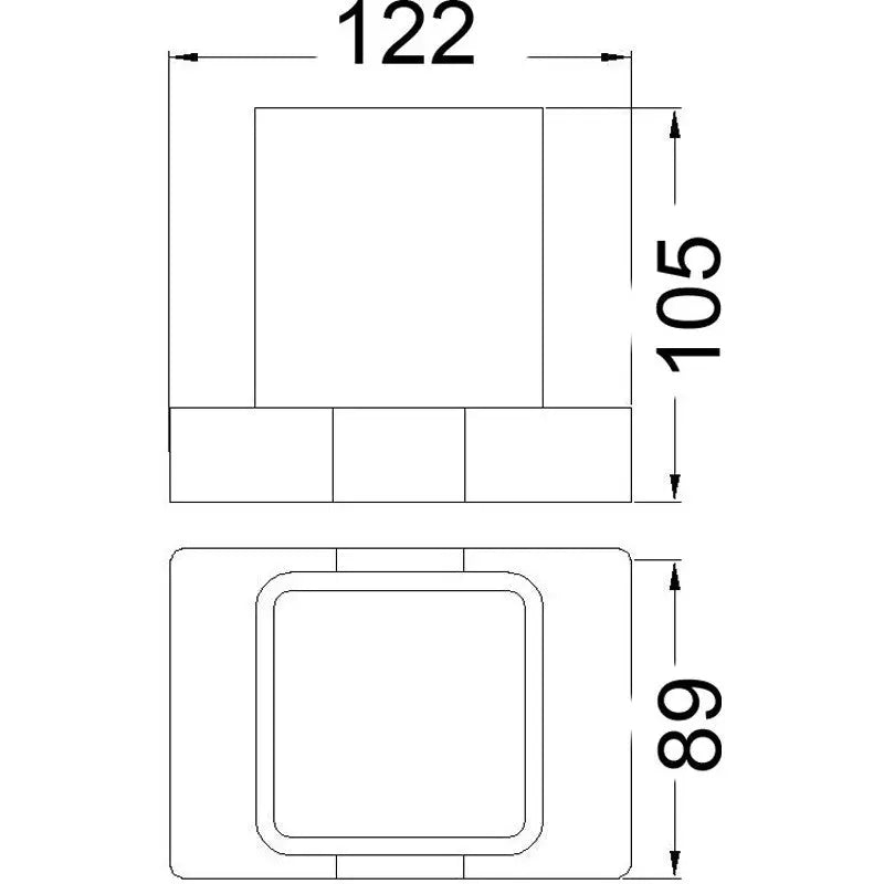 SETO TUMBLER HOLDER CHROME FIL Kitchen Bathroom