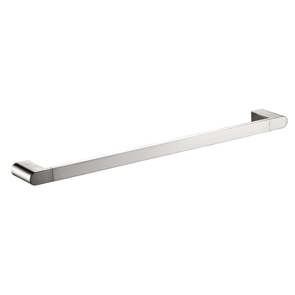 FLORES SINGLE TOWEL RAIL 600MM CHROME & COLOURED