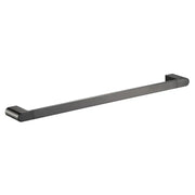 FLORES SINGLE TOWEL RAIL 800MM CHROME & COLOURED FIL Kitchen Bathroom