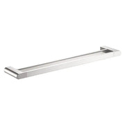 FLORES DOUBLE TOWEL RAIL 600MM CHROME & COLOURED FIL Kitchen Bathroom