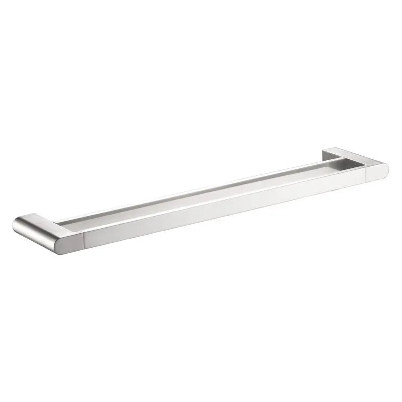 FLORES DOUBLE TOWEL RAIL 600MM CHROME & COLOURED FIL Kitchen Bathroom