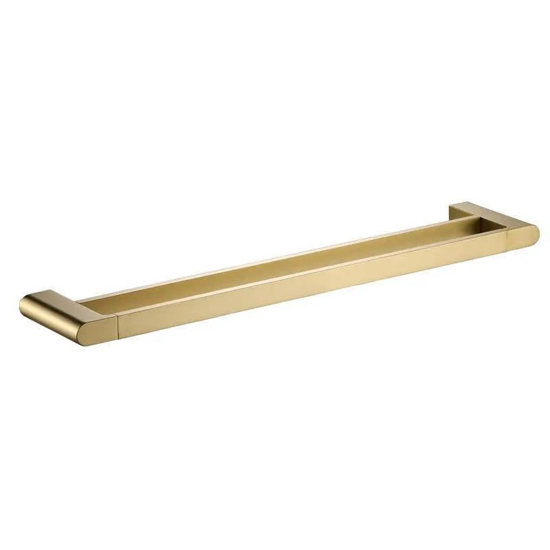 FLORES DOUBLE TOWEL RAIL 800MM CHROME & COLOURED FIL Kitchen Bathroom