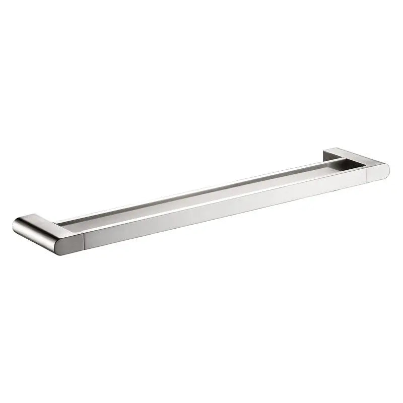 FLORES DOUBLE TOWEL RAIL 600MM CHROME & COLOURED FIL Kitchen Bathroom