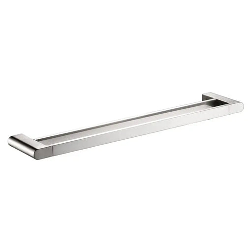 FLORES DOUBLE TOWEL RAIL 800MM CHROME & COLOURED FIL Kitchen Bathroom