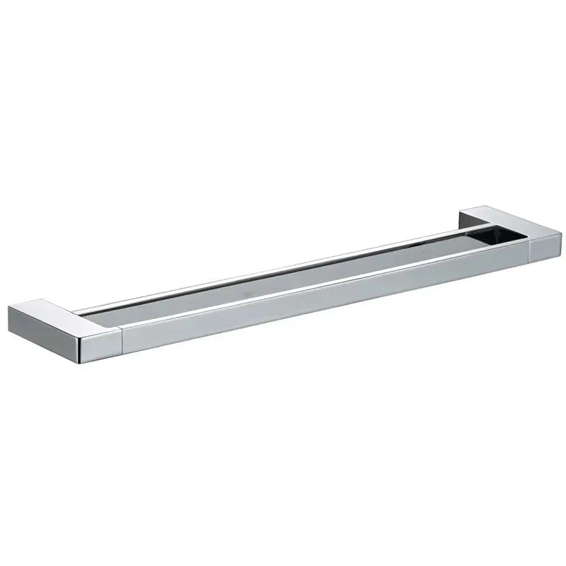 CERAM DOUBLE TOWEL RAIL 800MM CHROME & COLOURED FIL Kitchen Bathroom