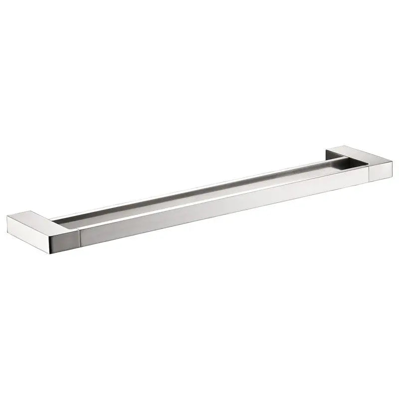 CERAM DOUBLE TOWEL RAIL 800MM CHROME & COLOURED FIL Kitchen Bathroom