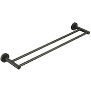 OTUS DOUBLE TOWEL RAIL 750MM CHROME & COLOURED FIL Kitchen Bathroom
