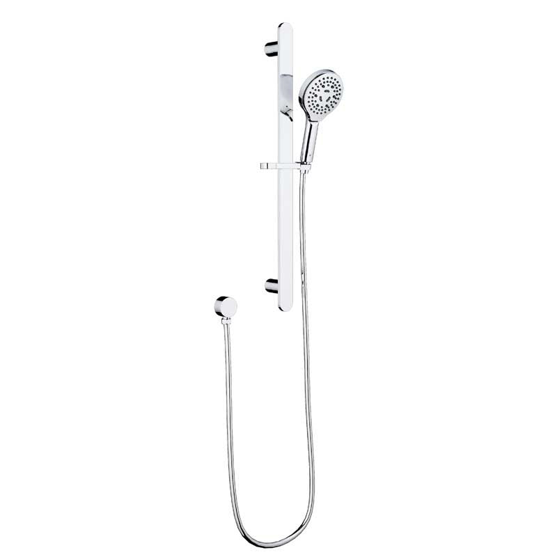 KARA SLIDING SHOWER RAIL WITH HAND SHOWER CHROME / MATTE BLACK