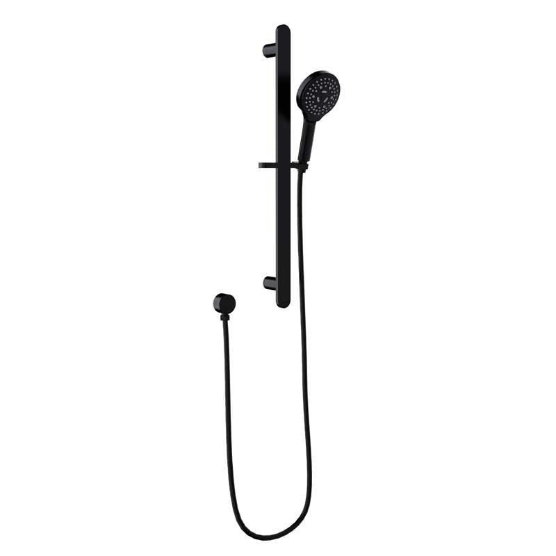 KARA SLIDING SHOWER RAIL WITH HAND SHOWER CHROME / MATTE BLACK