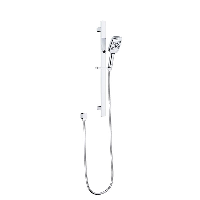 SETO SLIDING SHOWER RAIL WITH HAND SHOWER CHROME / MATTE BLACK