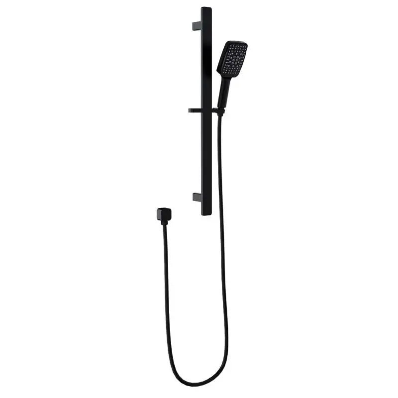 SETO SLIDING SHOWER RAIL WITH HAND SHOWER CHROME / MATTE BLACK FIL Kitchen Bathroom