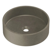 ZALE CONCRETE COUNTERTOP BASIN ROUND DARK GREY FIL Kitchen Bathroom