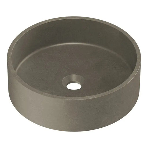 ZALE CONCRETE COUNTERTOP BASIN ROUND DARK GREY FIL Kitchen Bathroom