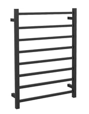 HEATED TOWEL RAIL MATTE BLACK FIL Kitchen Bathroom