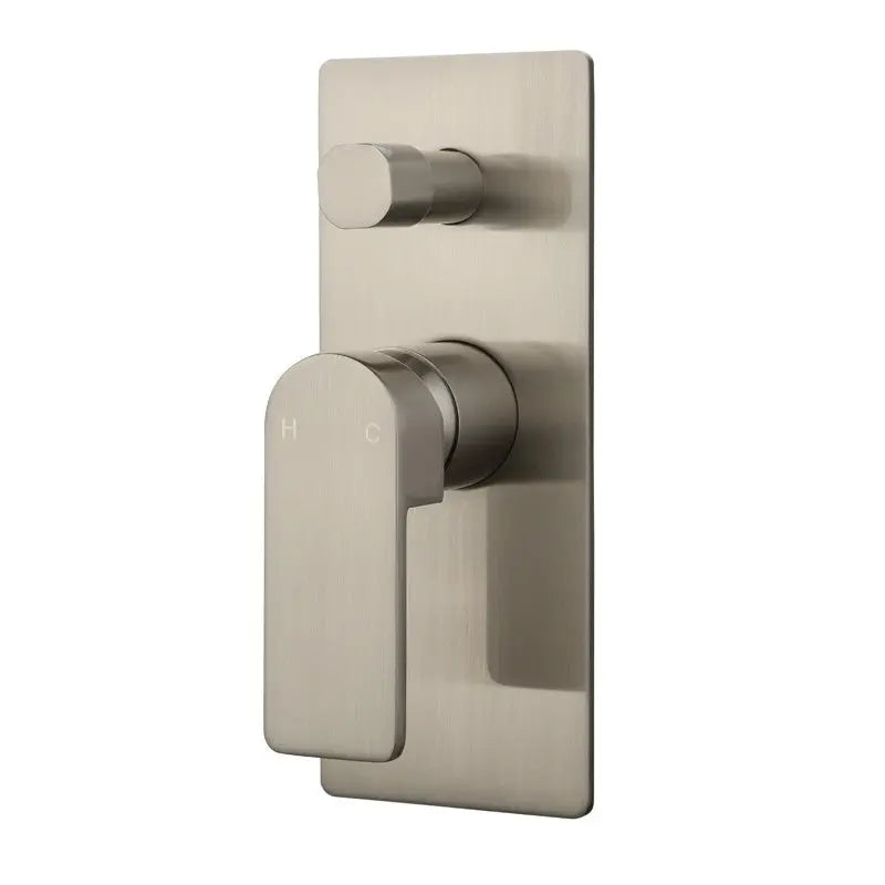 FLORES WALL MIXER WITH DIVERTER CHROME AND COLOURED FIL Kitchen Bathroom