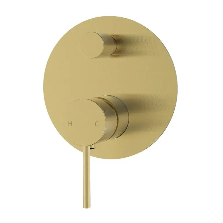 HALI WALL MIXER WITH DIVERTER CHROME AND COLOURED FIL Kitchen Bathroom