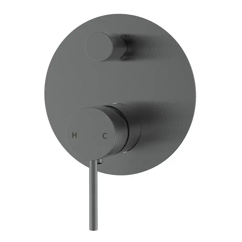 HALI WALL MIXER WITH DIVERTER CHROME AND COLOURED FIL Kitchen Bathroom